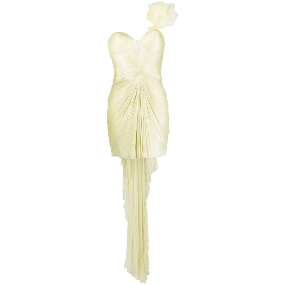 Elegant  Strapless High Low Dress